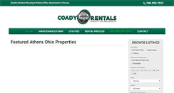 Desktop Screenshot of coadyrentals.com